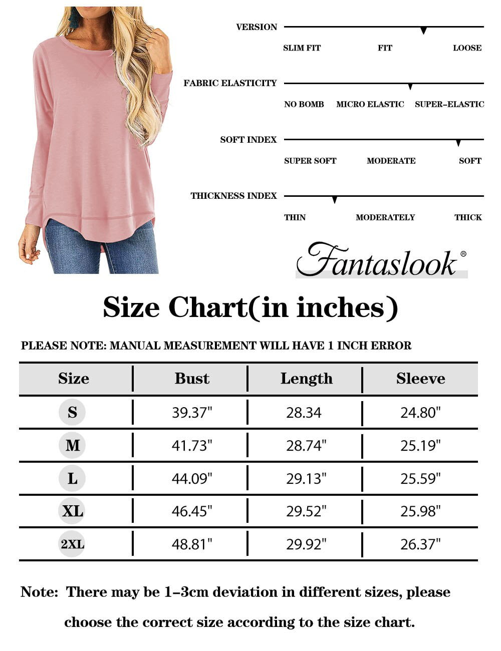 Long Sleeve Casual Tunic Top