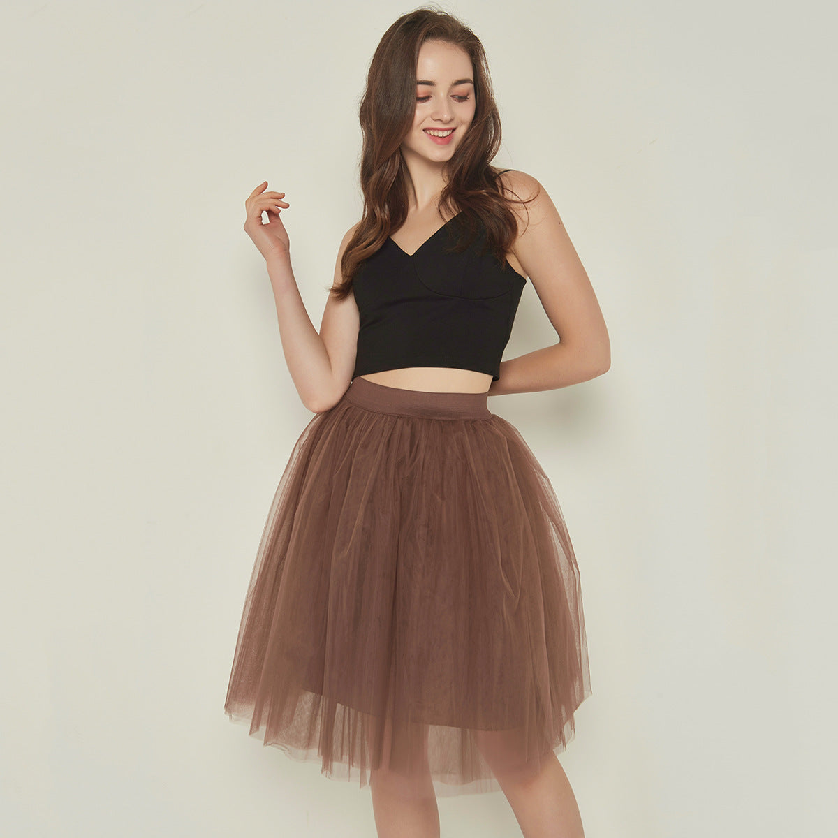 Women's 5-Layer Tulle Skirt