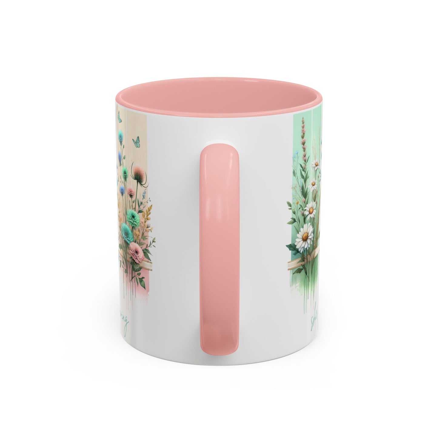 She’s Still Growing Mug | Floral Watercolor Inspirational Coffee Cup