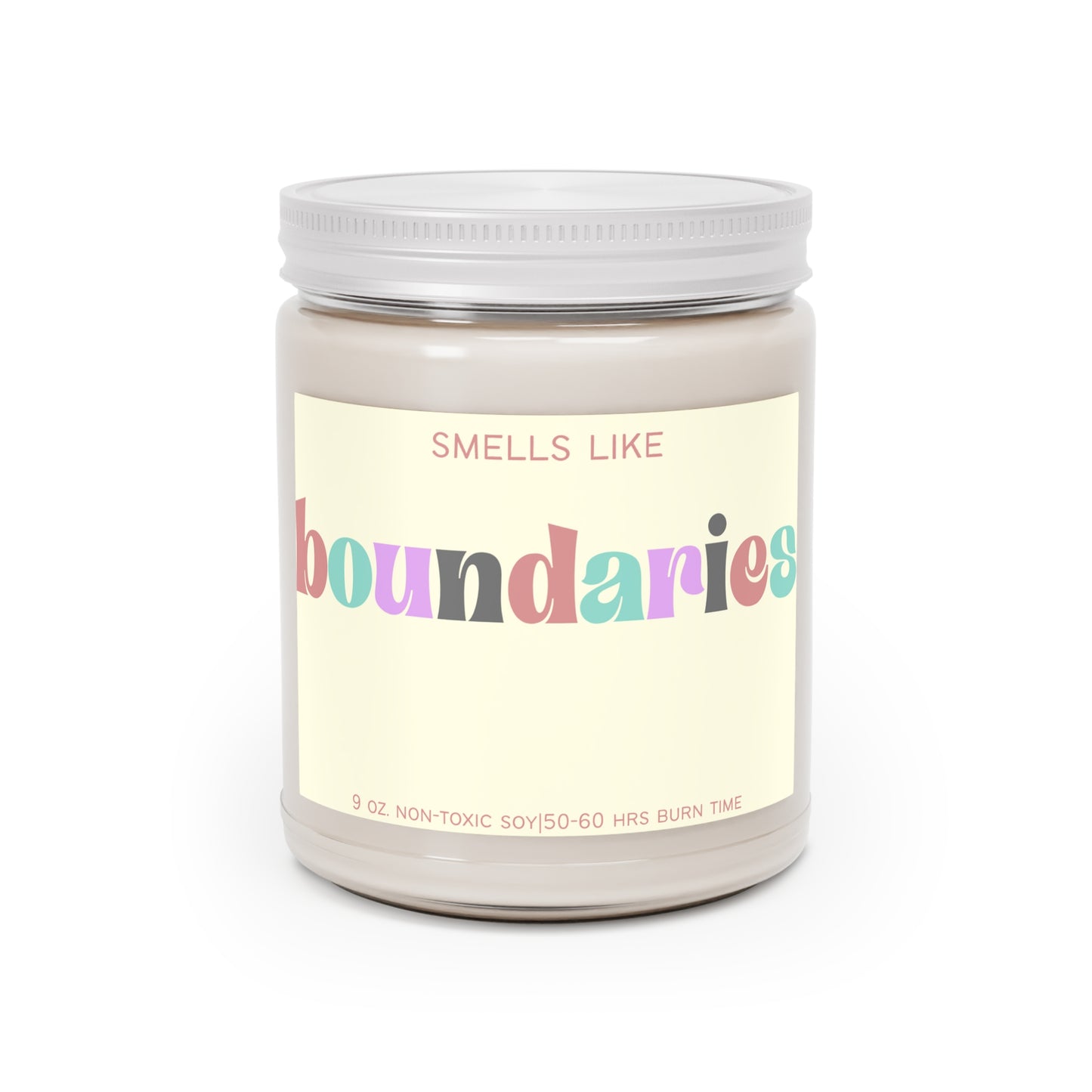 Smells Like Boundaries Soy Candle | Counselor, Therapist, Self-Care
