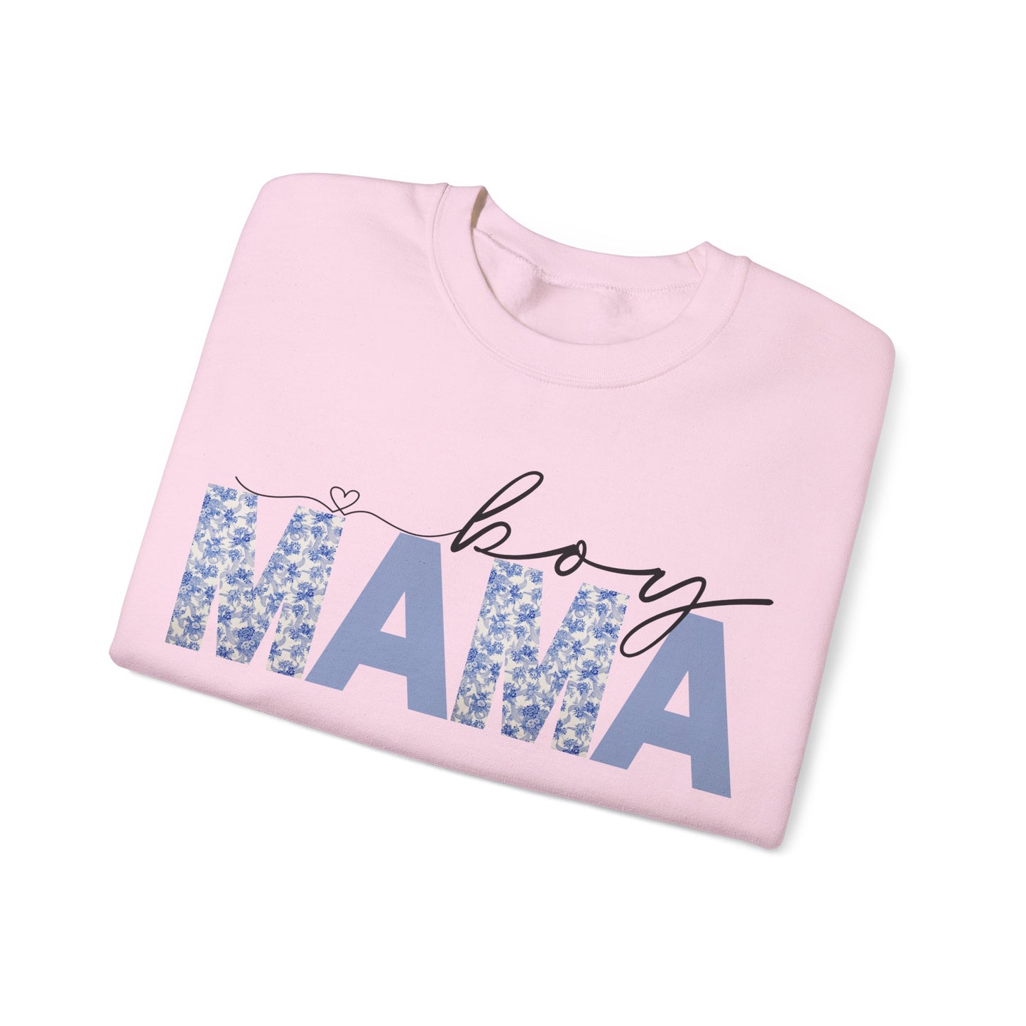 Floral Boy Mama Crewneck Sweatshirt