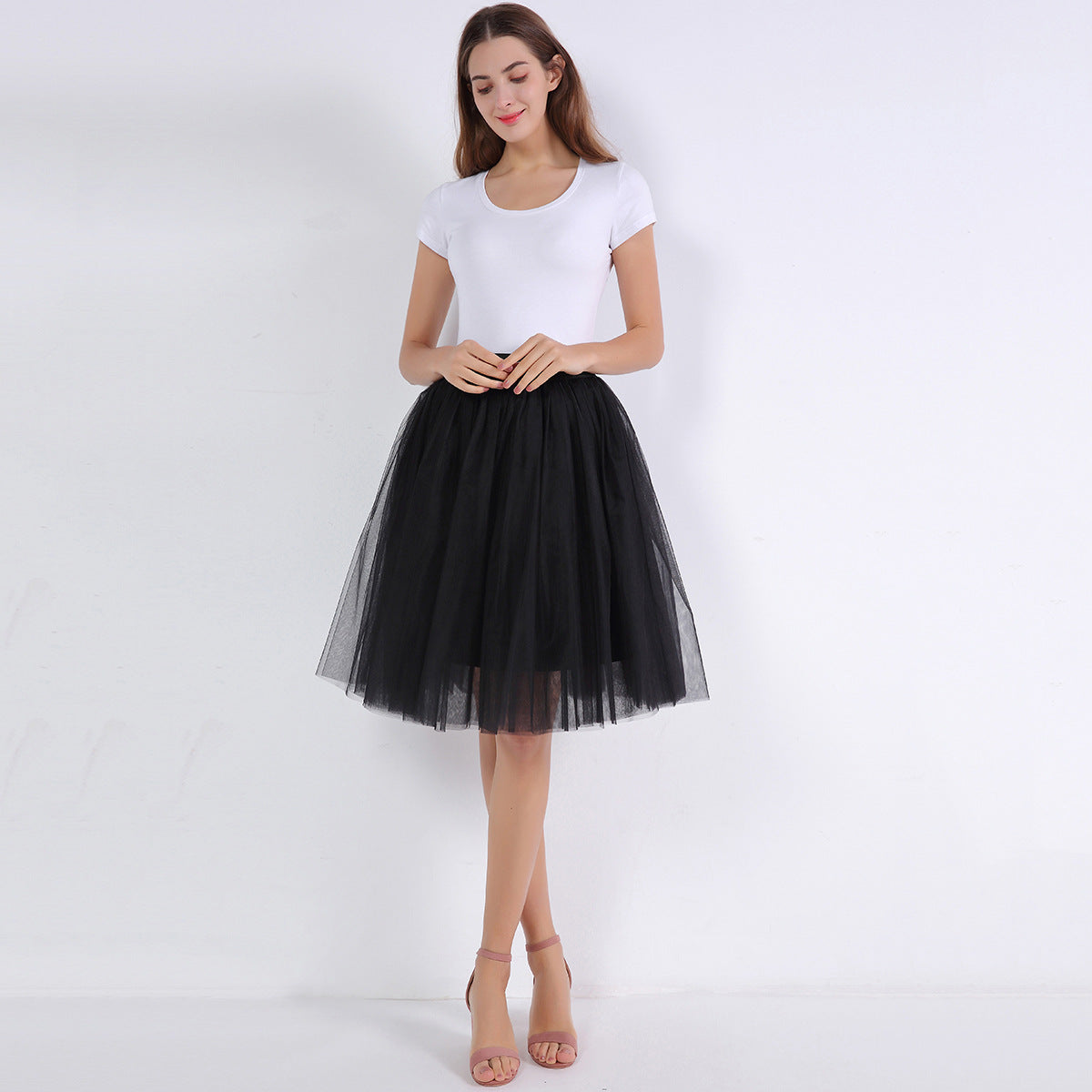 Women's 5-Layer Tulle Skirt