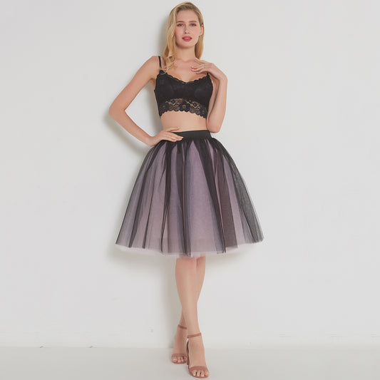 Women's 5-Layer Tulle Skirt