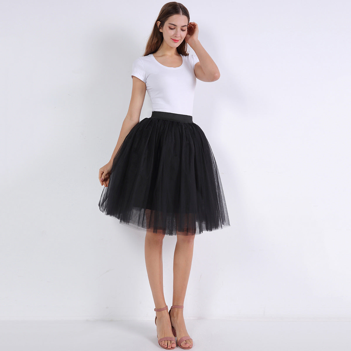 Women's 5-Layer Tulle Skirt