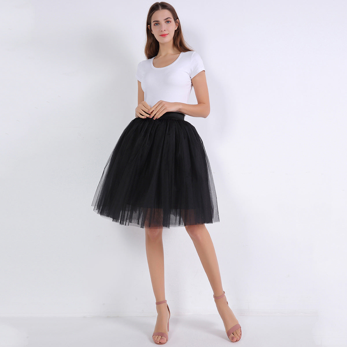 Women's 5-Layer Tulle Skirt