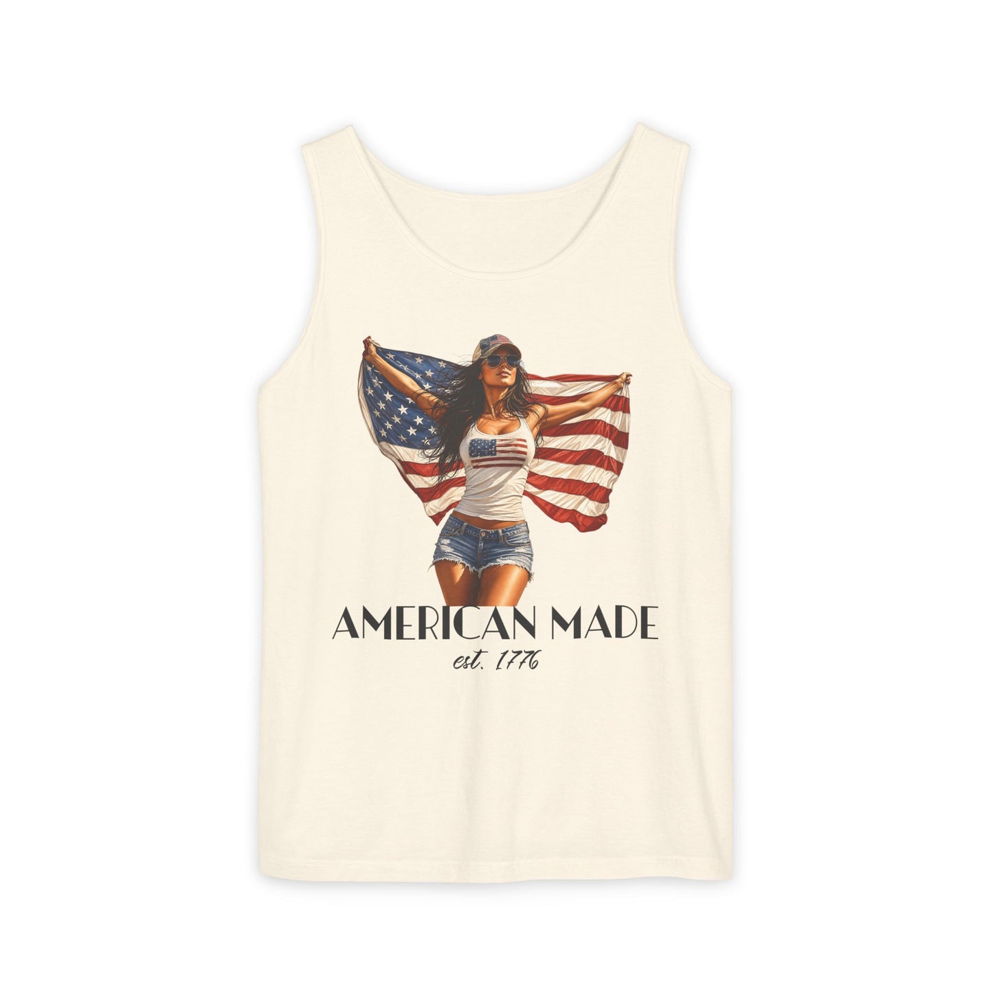 American Woman Patriotic Tank Top — 250th Anniversary 4th of July