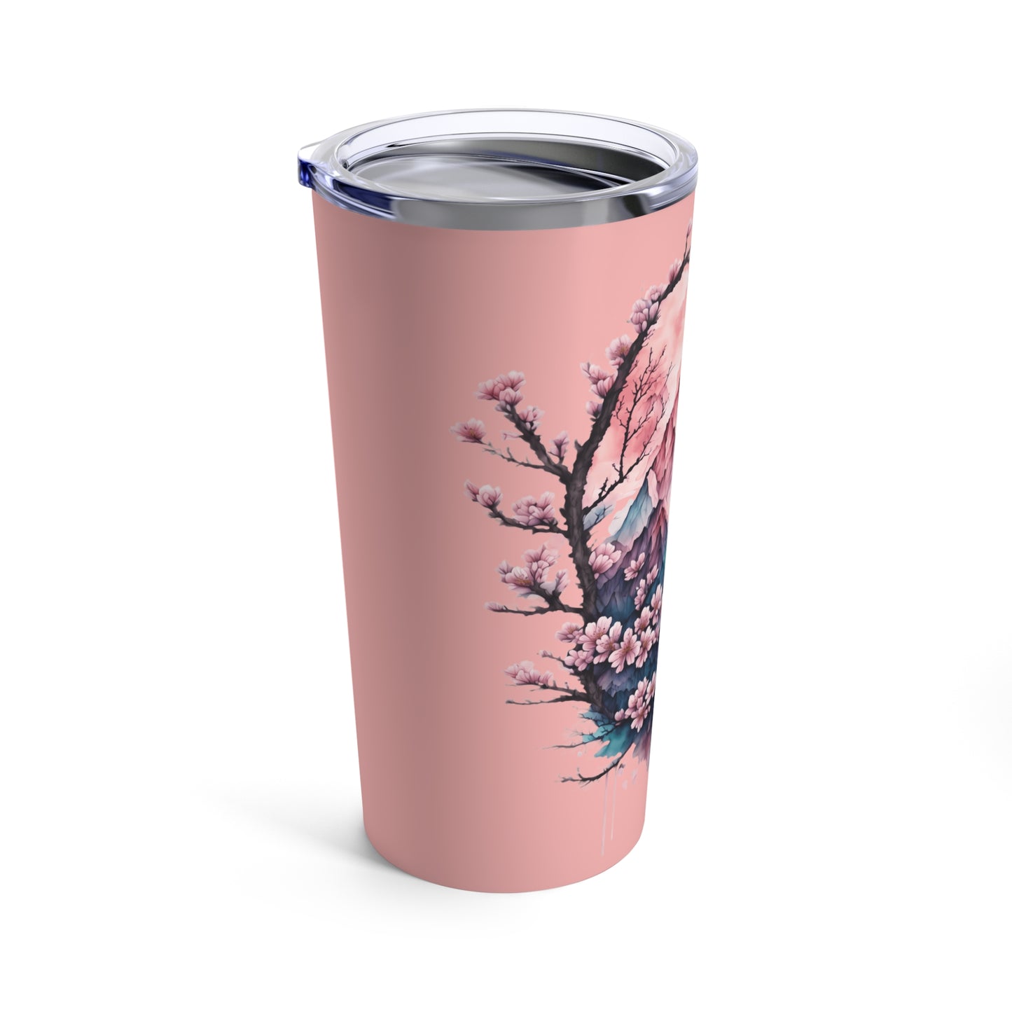 Mountain View Floral Accent Tumbler 20oz