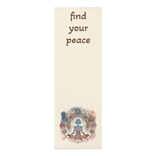 Find Your Peace Foam Yoga Mat