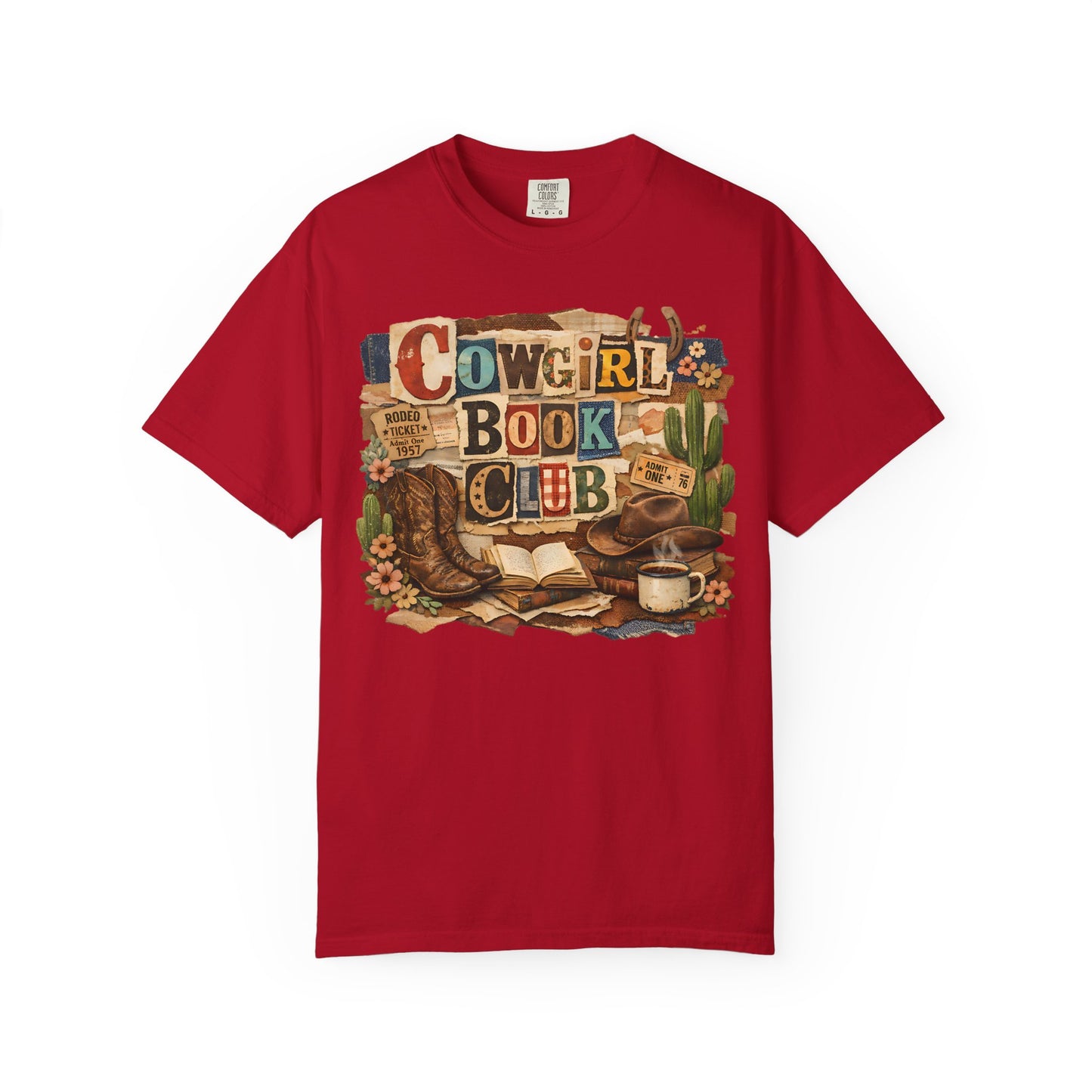 Cowgirl Book Club T-shirt | Western Bookish Cowboy Romance Reader Western Book Lover Country Bookish Tee Gift For Her Country Girl