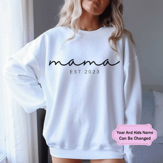 Customizable Mama Est. Sweatshirt