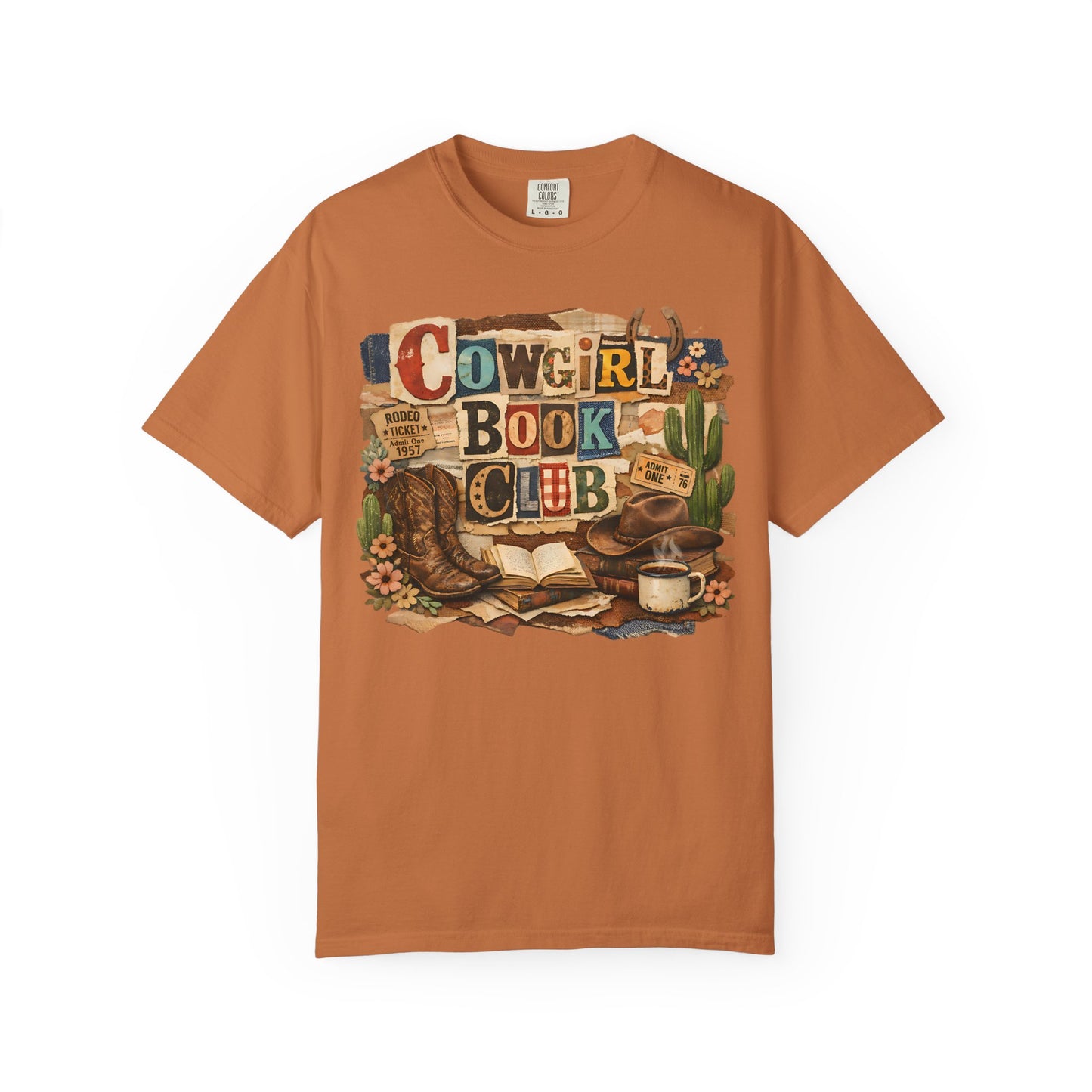 Cowgirl Book Club T-shirt | Western Bookish Cowboy Romance Reader Western Book Lover Country Bookish Tee Gift For Her Country Girl