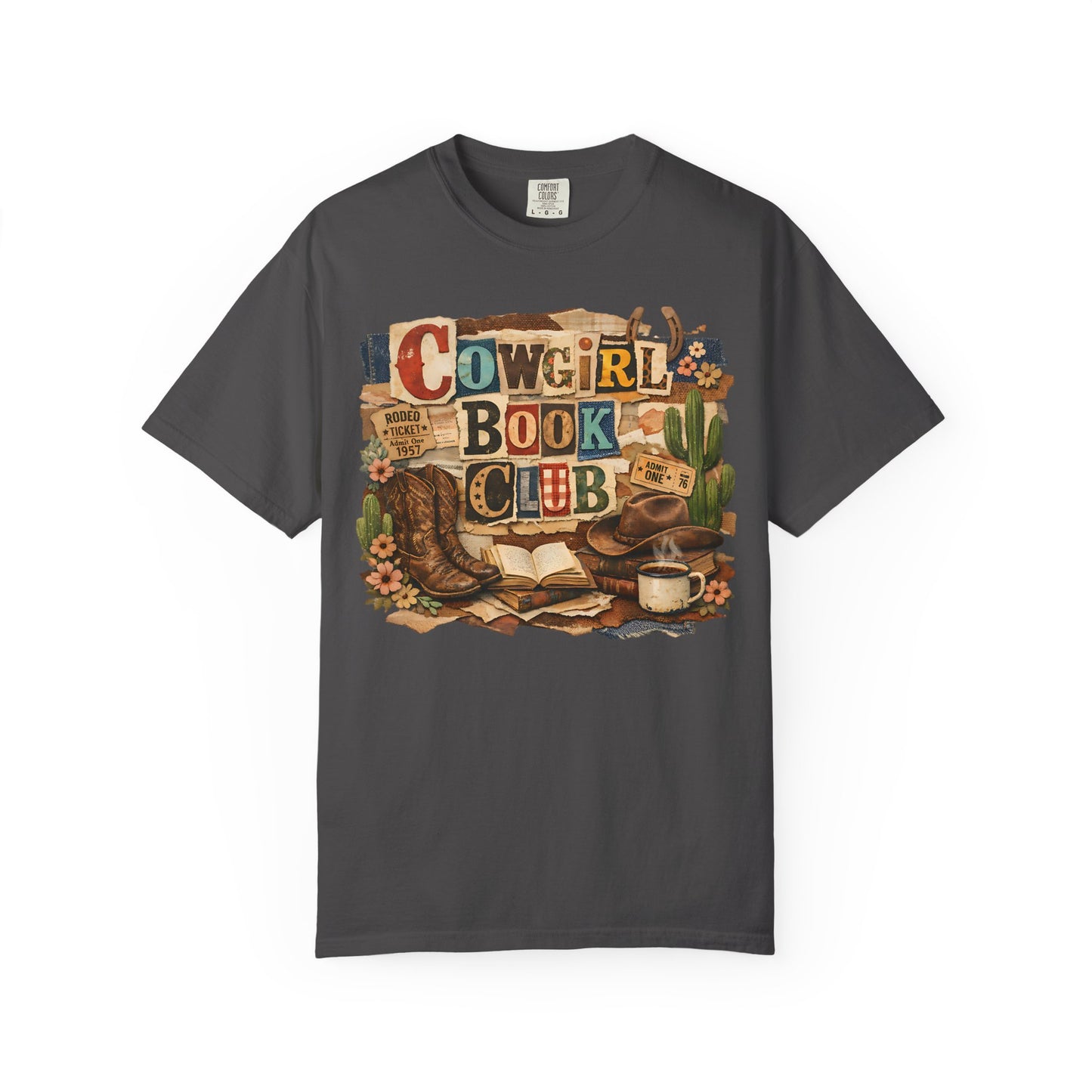 Cowgirl Book Club T-shirt | Western Bookish Cowboy Romance Reader Western Book Lover Country Bookish Tee Gift For Her Country Girl