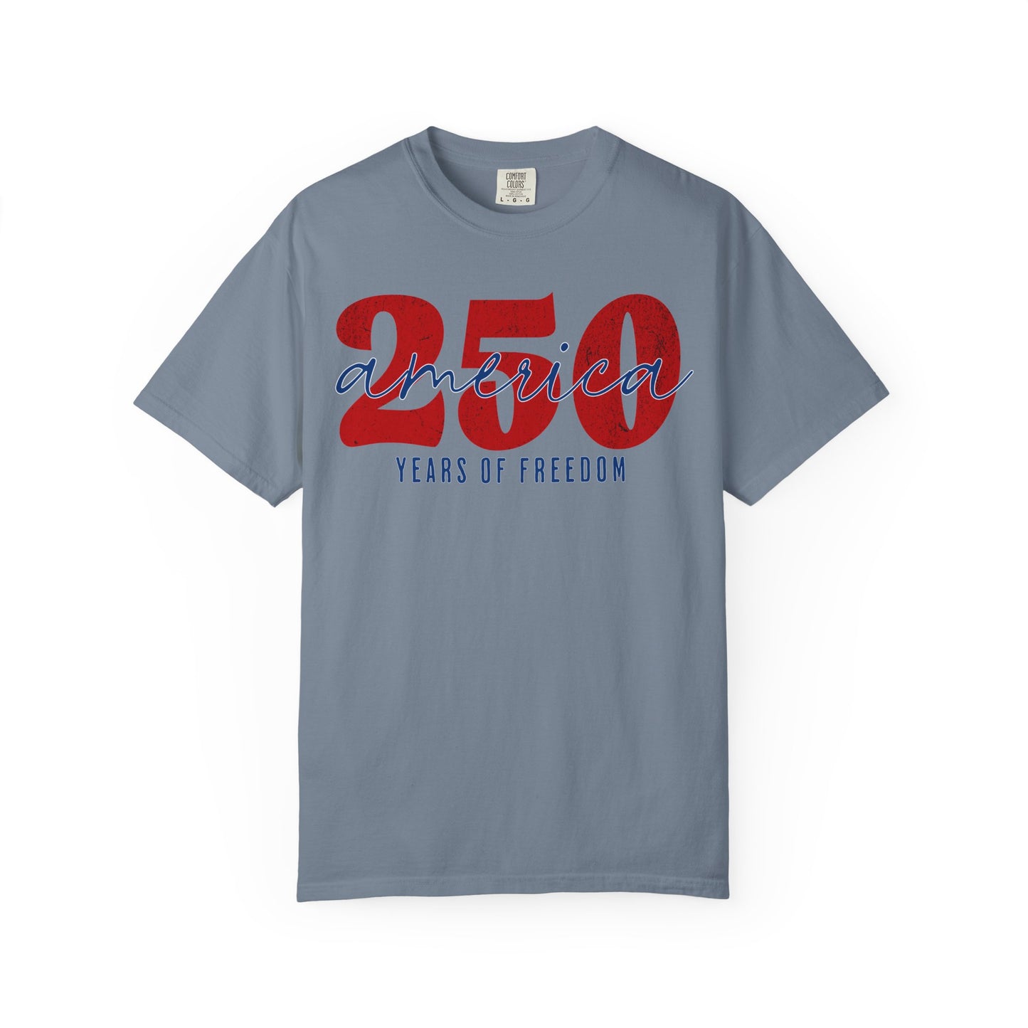 America Celebrates 250 Years of Freedom 4th of July Patriotic T-shirt