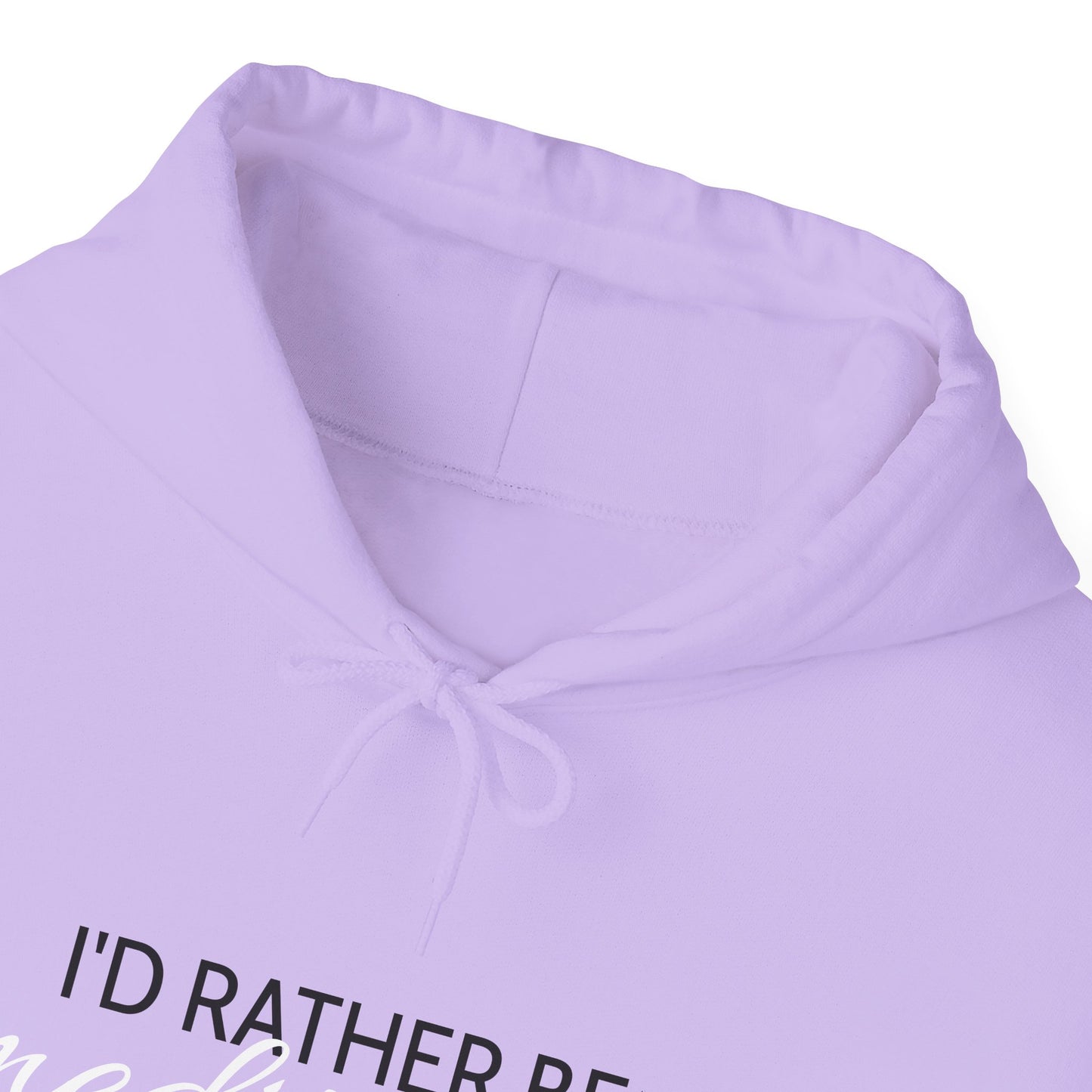 'I'd Rather Be Meditating" Hoodie Hooded Sweatshirt Trendy Retro Hippie Vibes Hoodie