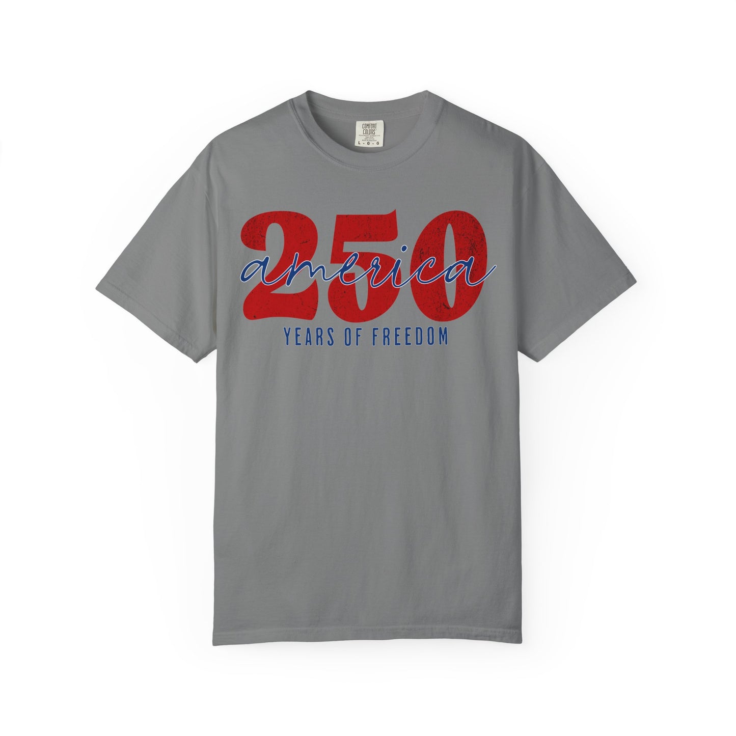 America Celebrates 250 Years of Freedom 4th of July Patriotic T-shirt