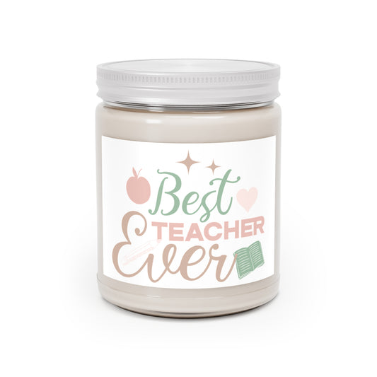 Best Teacher Ever Scented Candles, 9oz