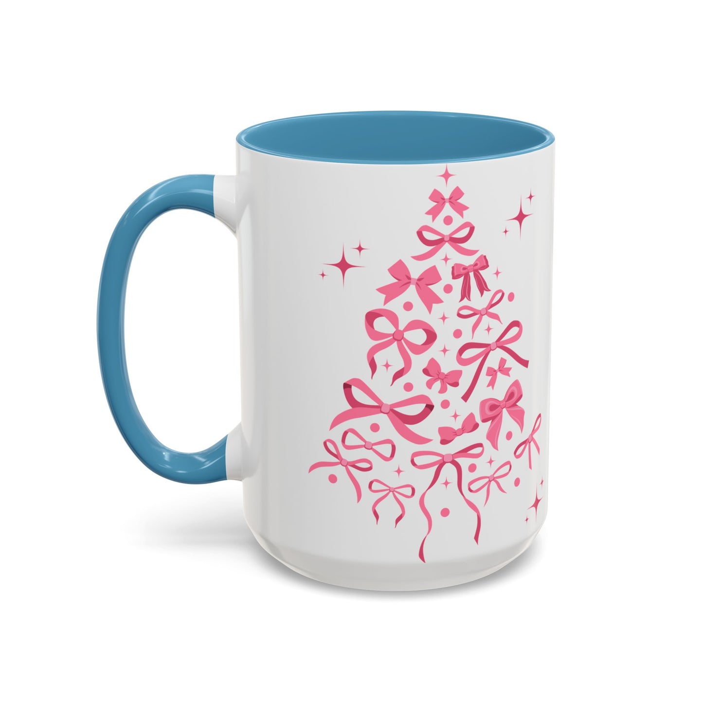 Whimsical Ribbon Christmas Tree Mug