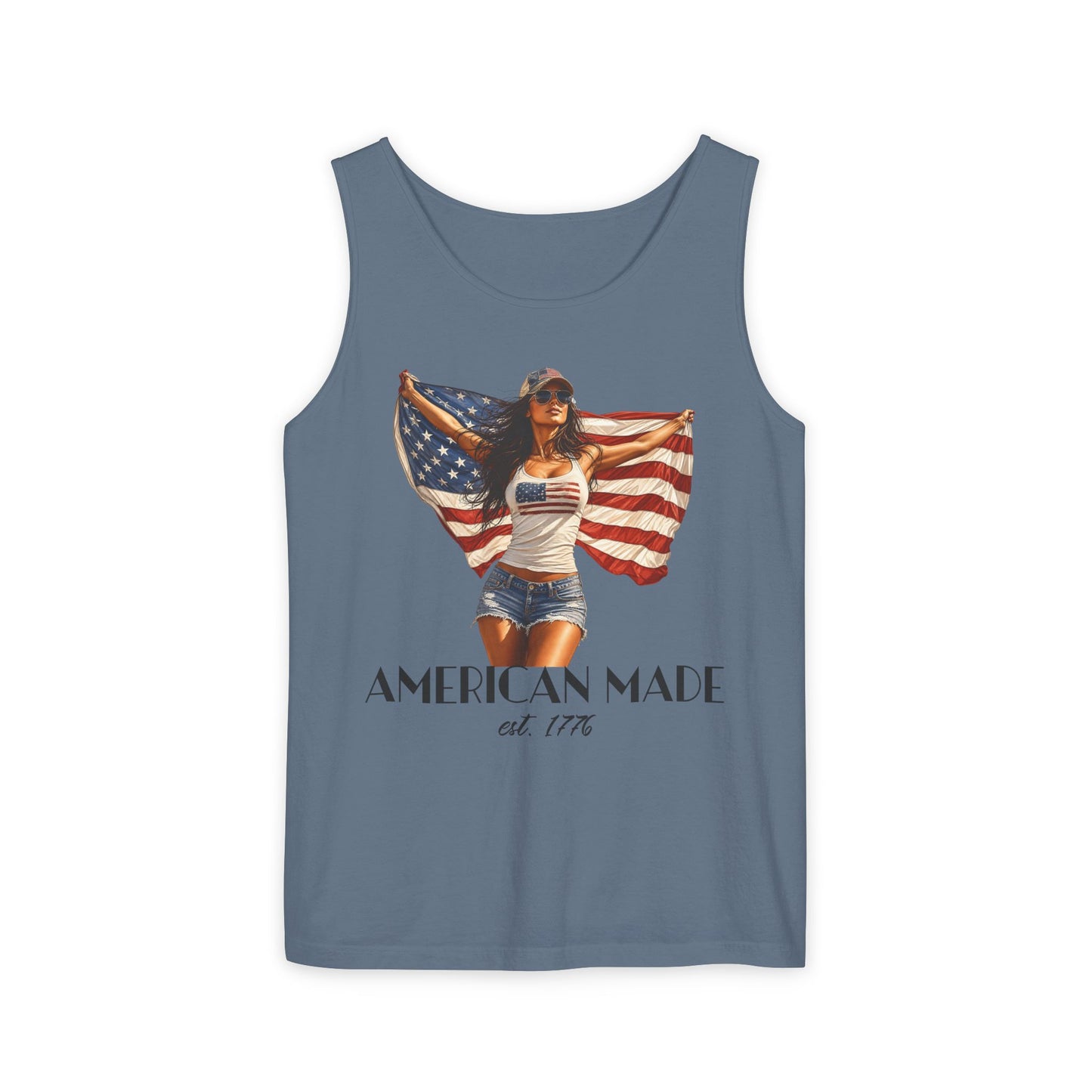 American Woman Patriotic Tank Top — 250th Anniversary 4th of July