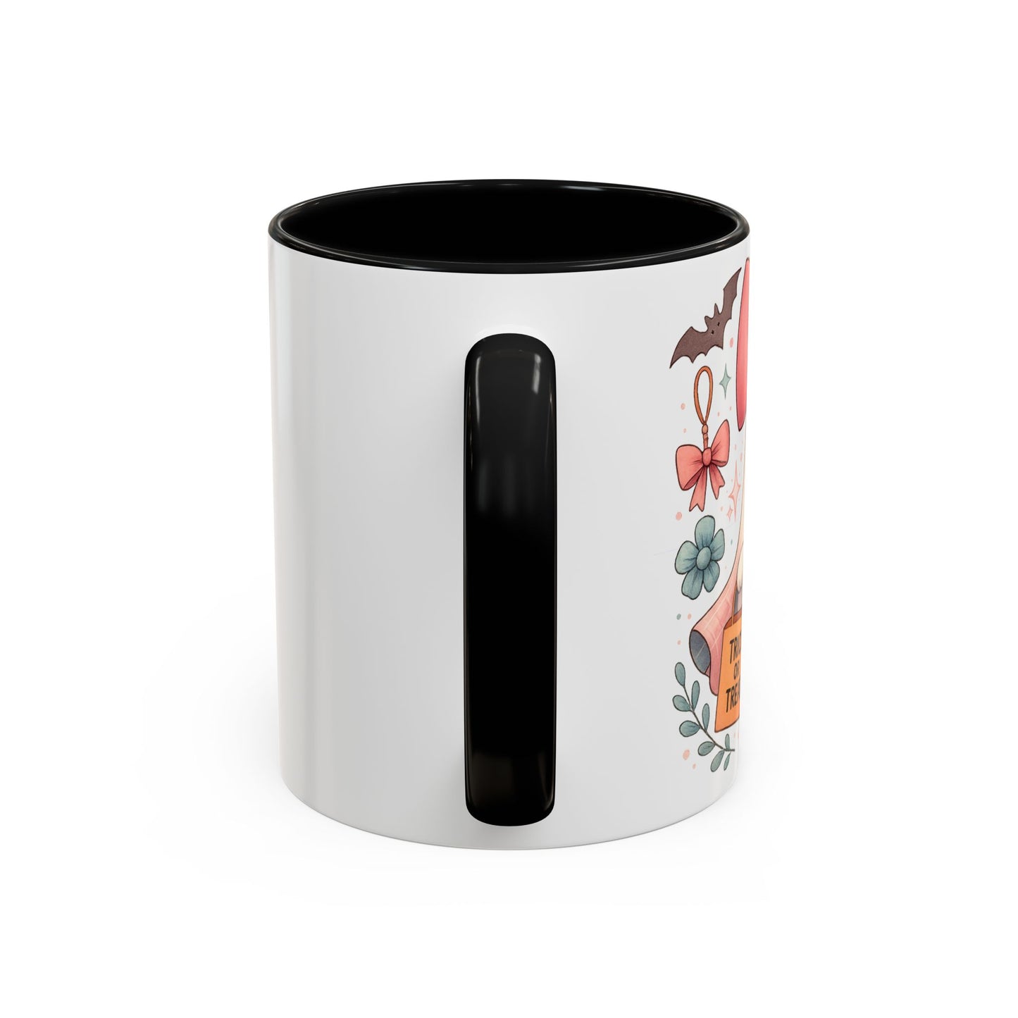 Spooky Ghost Accent Coffee Mug | Halloween Decor, Cute Gift, Fall Celebration, Cozy Autumn Vibe, Drinkware