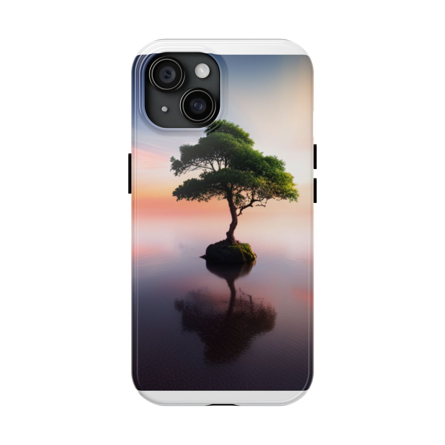 Serene Tree Tough Phone Cases