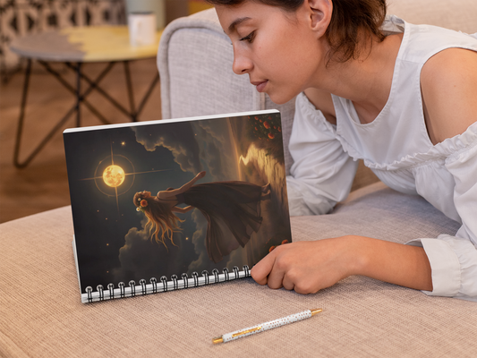 Moonlit Path Ruled Notebook — Dreamy Journal for Nighttime Thoughts