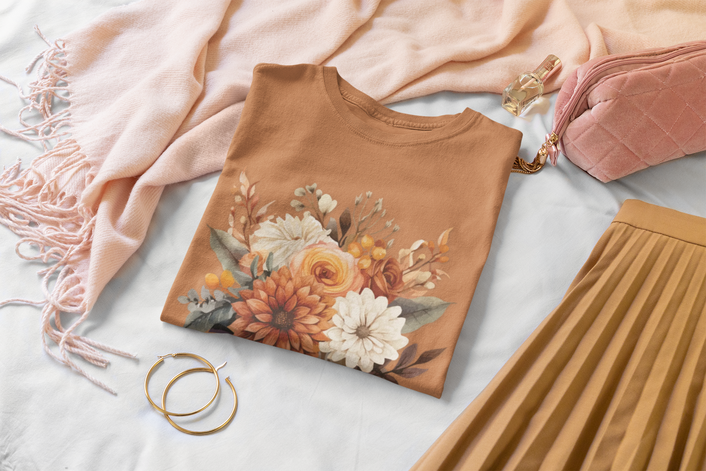 Floral Scripture T-Shirt “Let All That You Do Be Done in Love” Christian Graphic Tee (1 Corinthians 16:14)