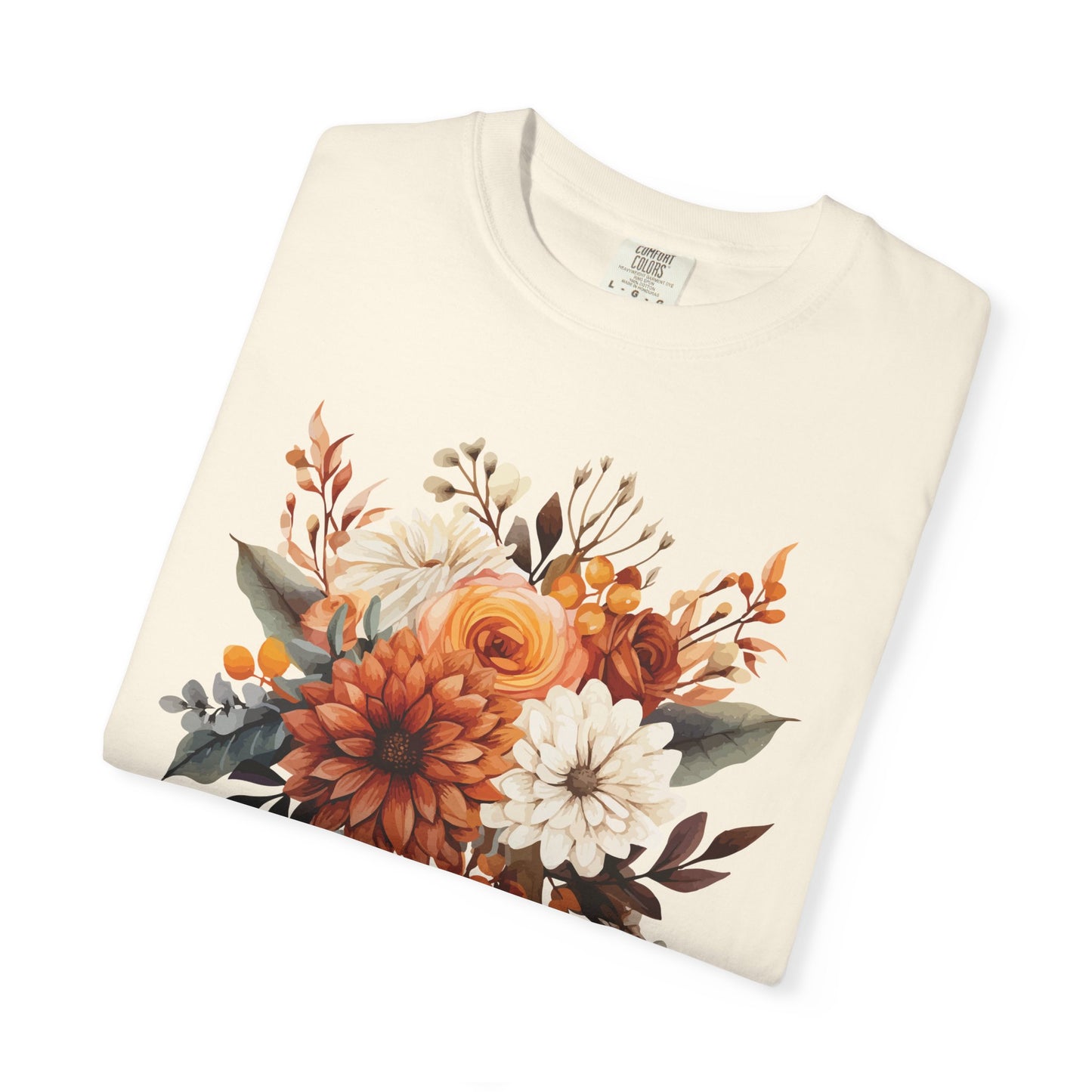 Floral Scripture T-Shirt “Let All That You Do Be Done in Love” Christian Graphic Tee (1 Corinthians 16:14)