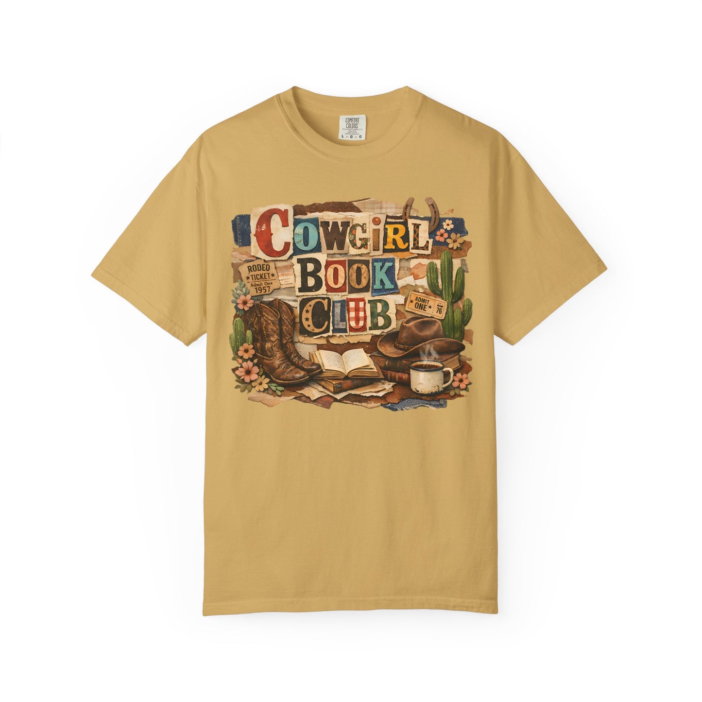 Cowgirl Book Club T-shirt | Western Bookish Cowboy Romance Reader Western Book Lover Country Bookish Tee Gift For Her Country Girl