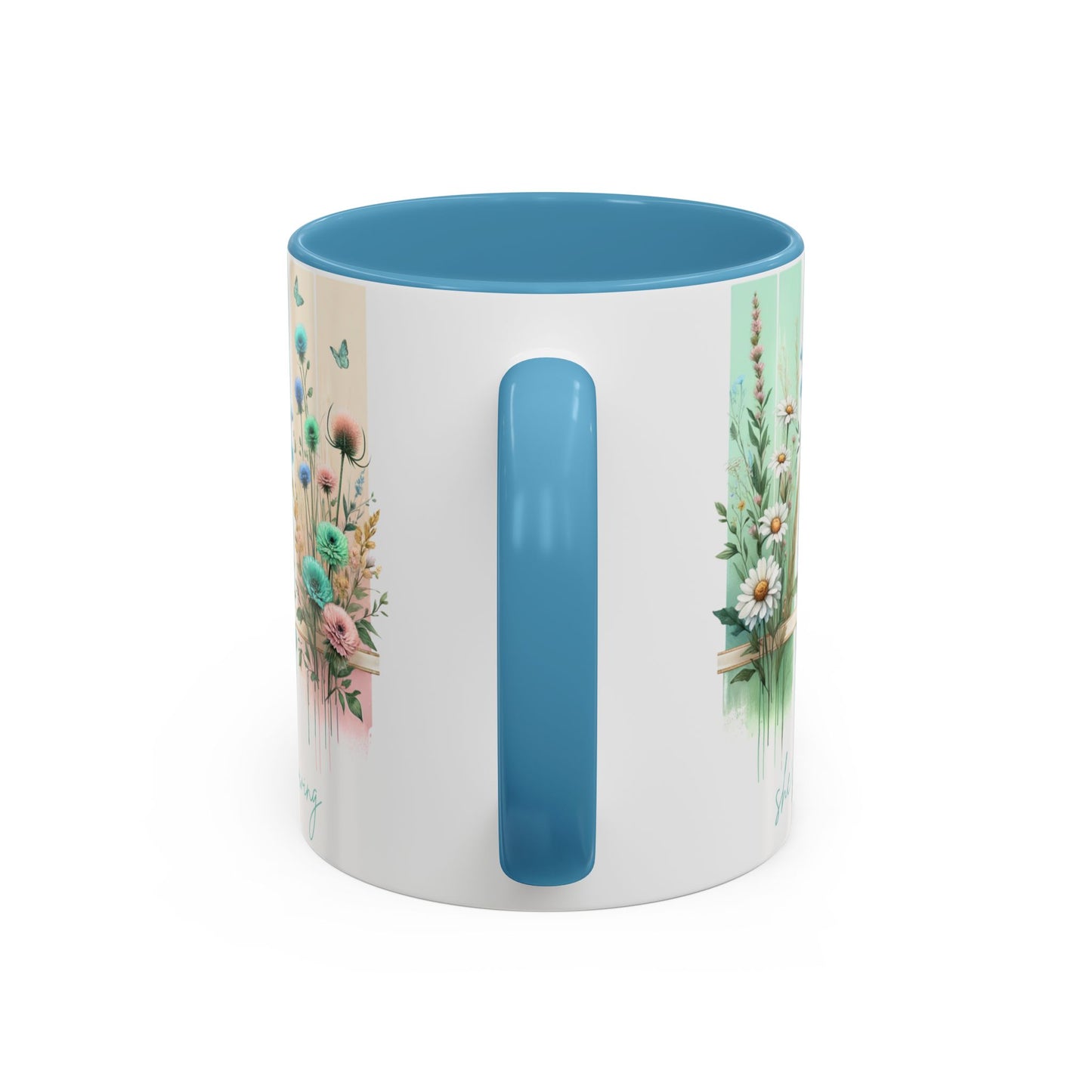 She’s Still Growing Mug | Floral Watercolor Inspirational Coffee Cup