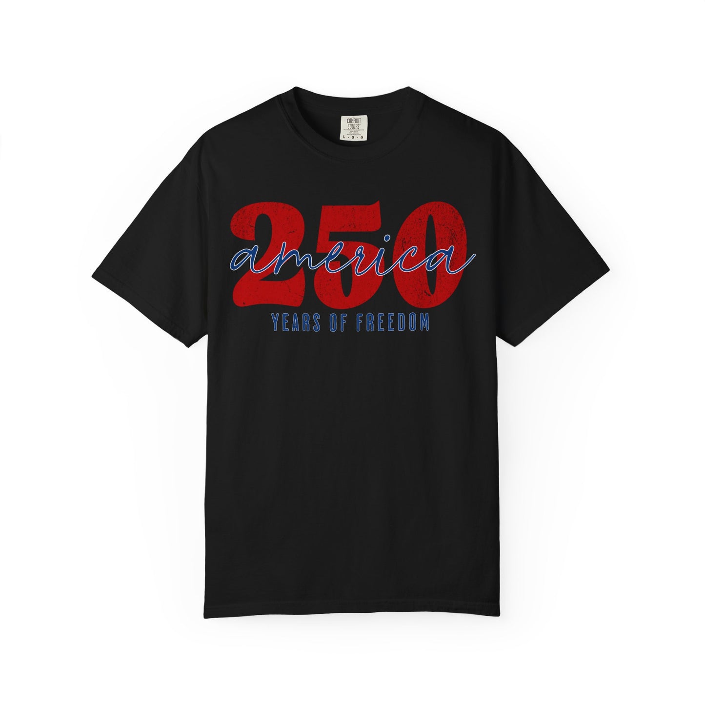 America Celebrates 250 Years of Freedom 4th of July Patriotic T-shirt