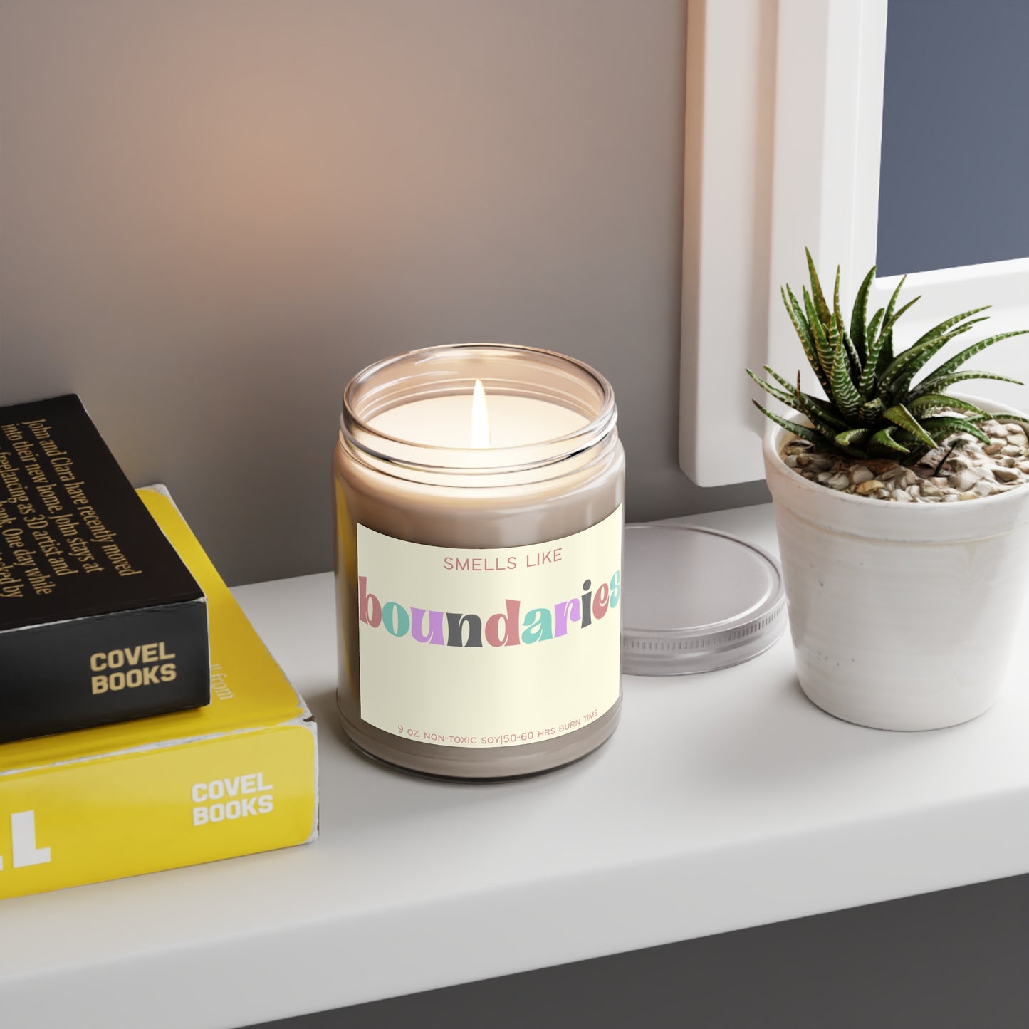 Smells Like Boundaries Soy Candle | Counselor, Therapist, Self-Care