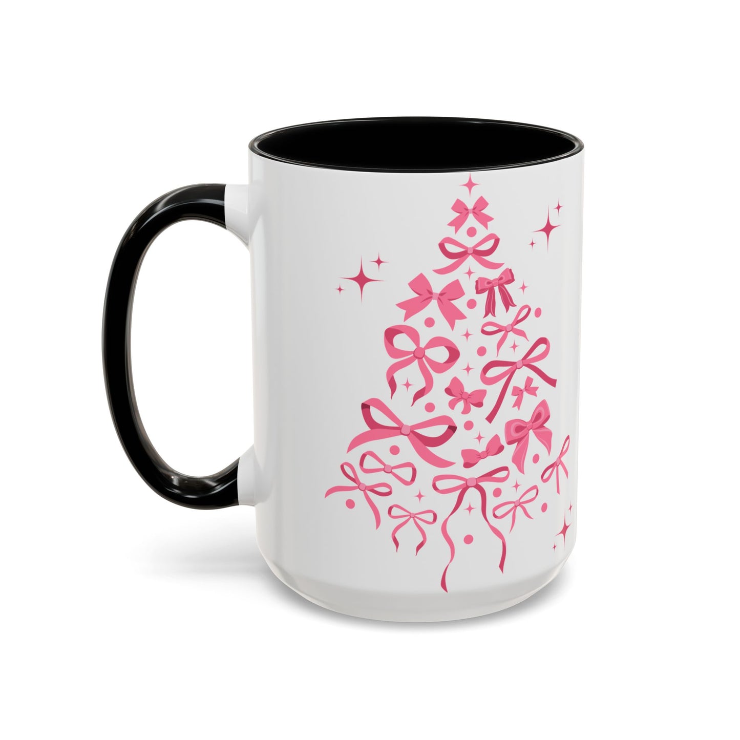 Whimsical Ribbon Christmas Tree Mug