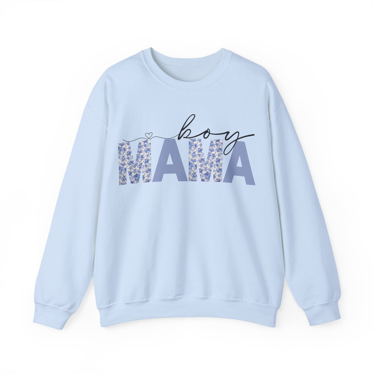 Floral Boy Mama Crewneck Sweatshirt