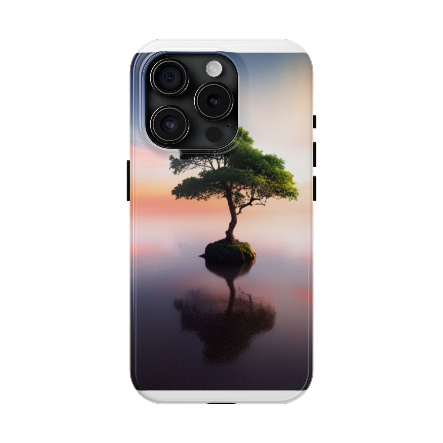 Serene Tree Tough Phone Cases