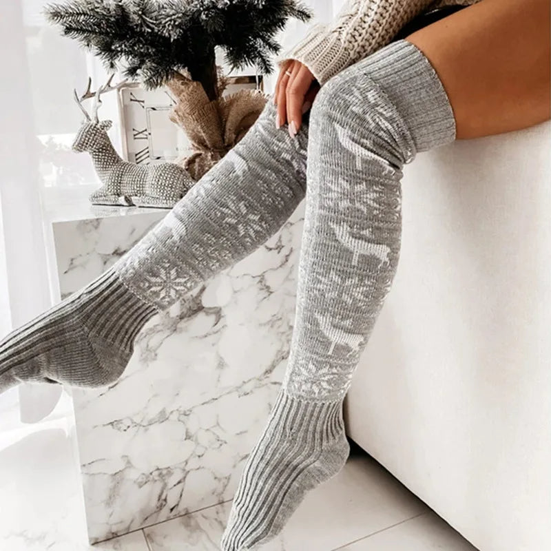 Over-the-knee Knitted Stocking