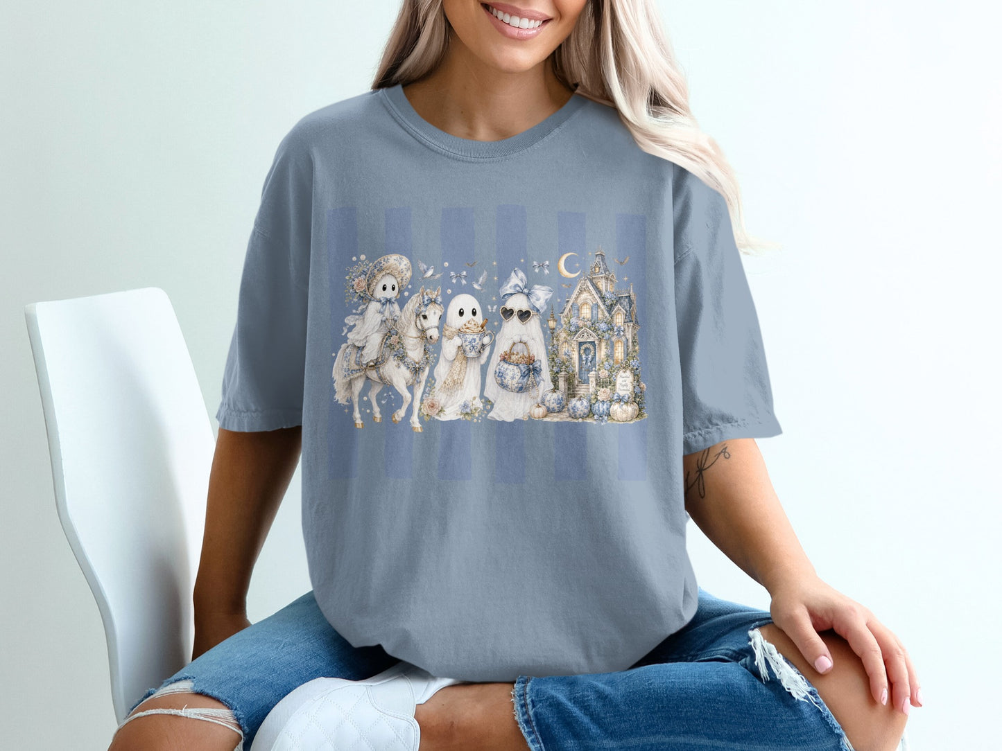 Blue t