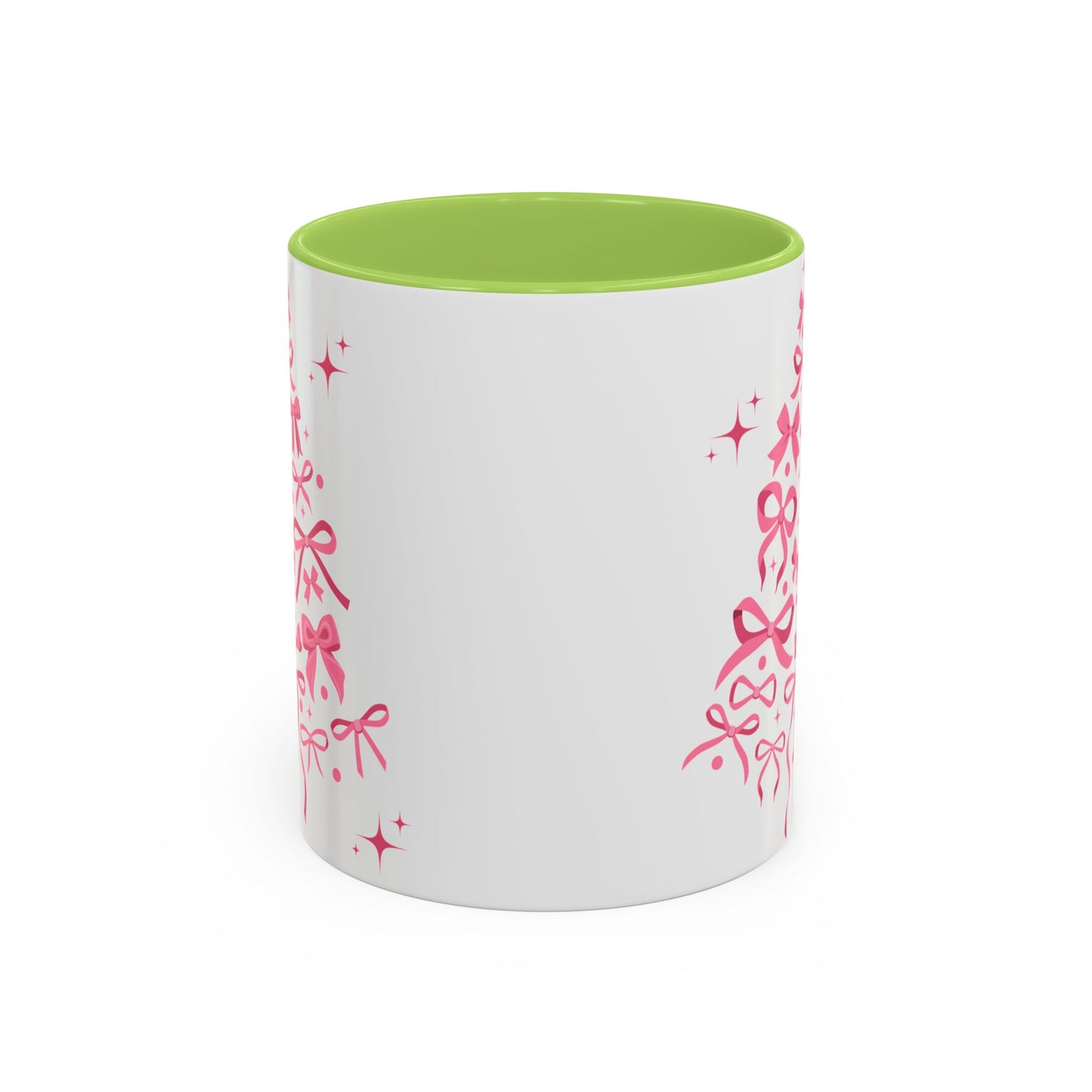 Whimsical Ribbon Christmas Tree Mug