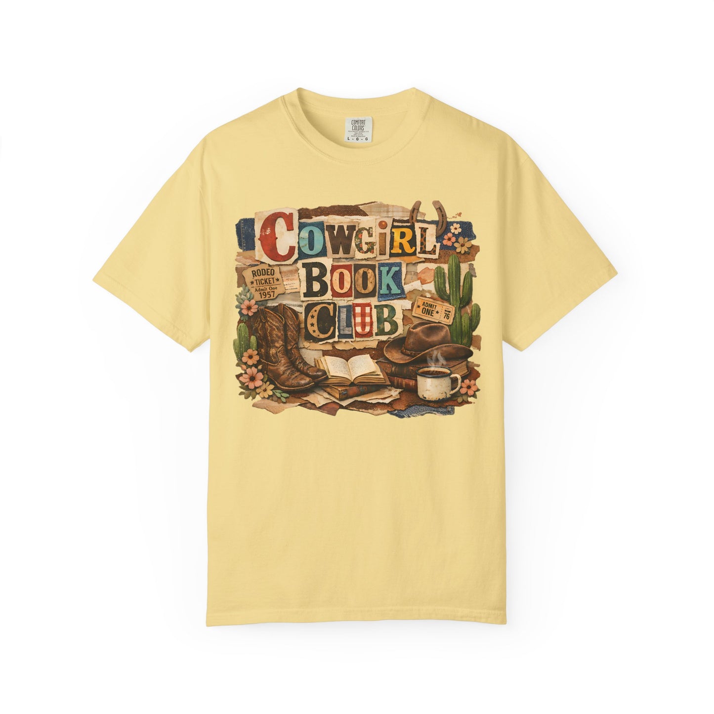 Cowgirl Book Club T-shirt | Western Bookish Cowboy Romance Reader Western Book Lover Country Bookish Tee Gift For Her Country Girl