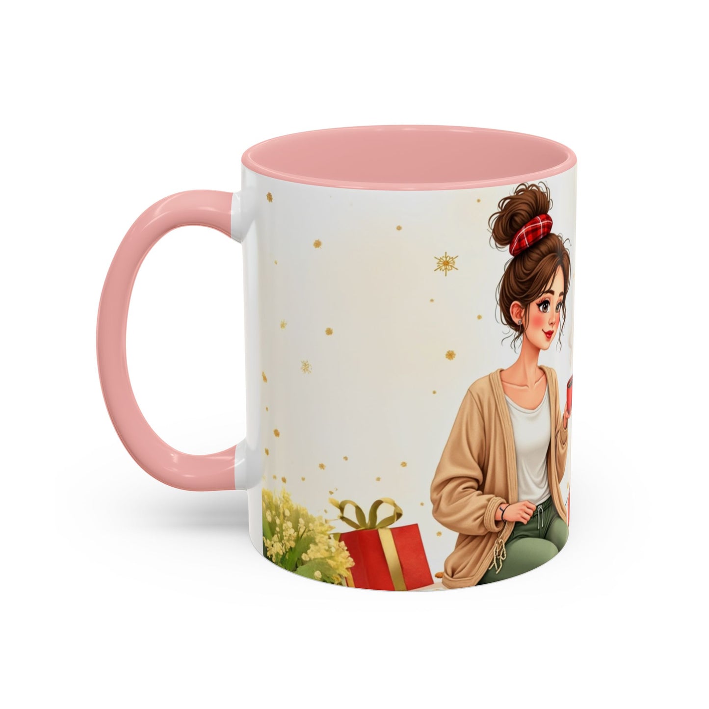 Christmas Chaos Coordinator (Mama Edition) Mug | Cozy Watercolor Holiday Mom Coffee Cup