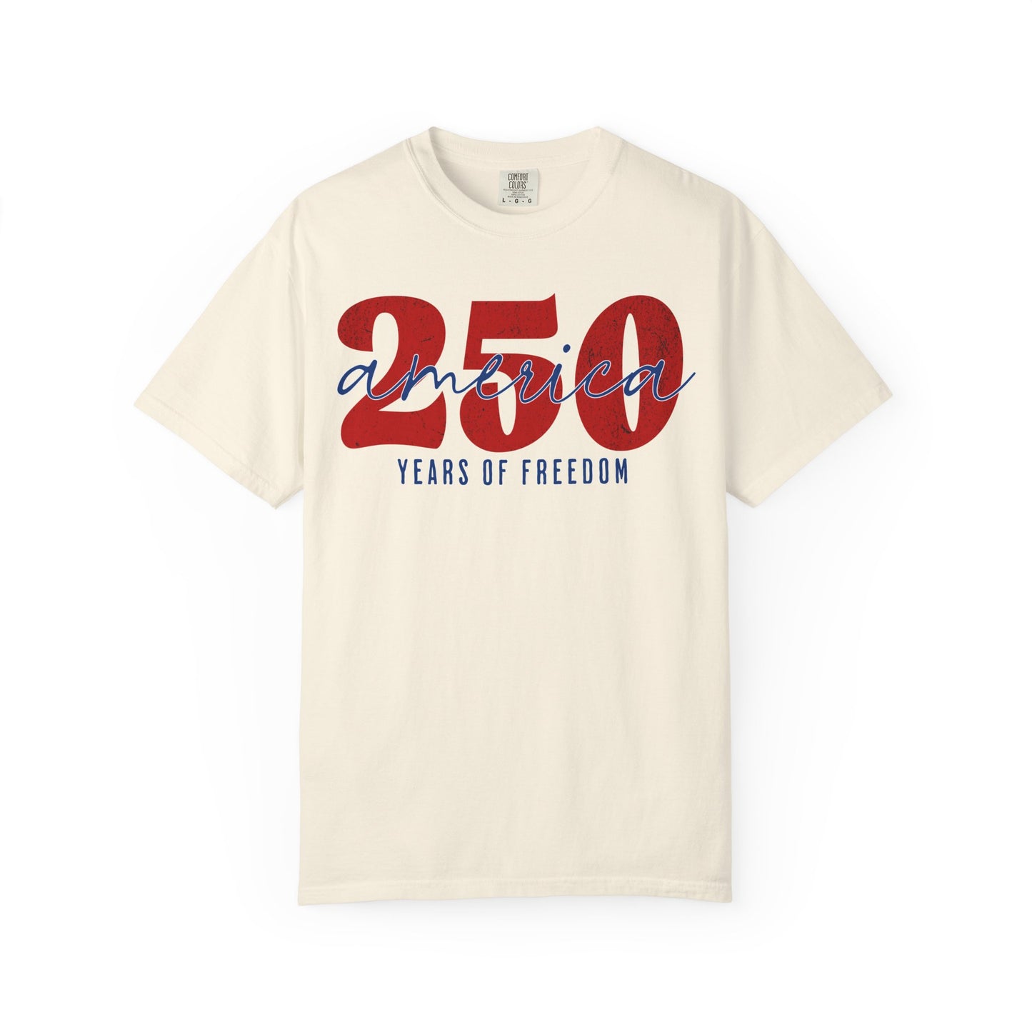 America Celebrates 250 Years of Freedom 4th of July Patriotic T-shirt