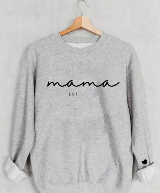Customizable Mama Est. Sweatshirt