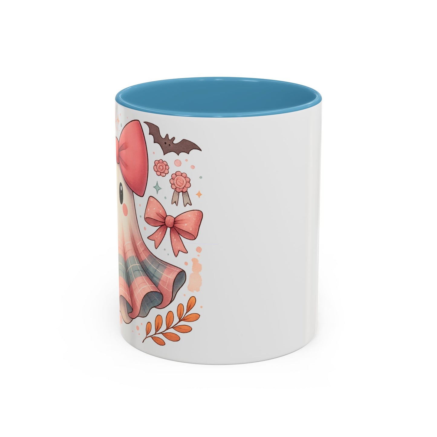 Spooky Ghost Accent Coffee Mug | Halloween Decor, Cute Gift, Fall Celebration, Cozy Autumn Vibe, Drinkware