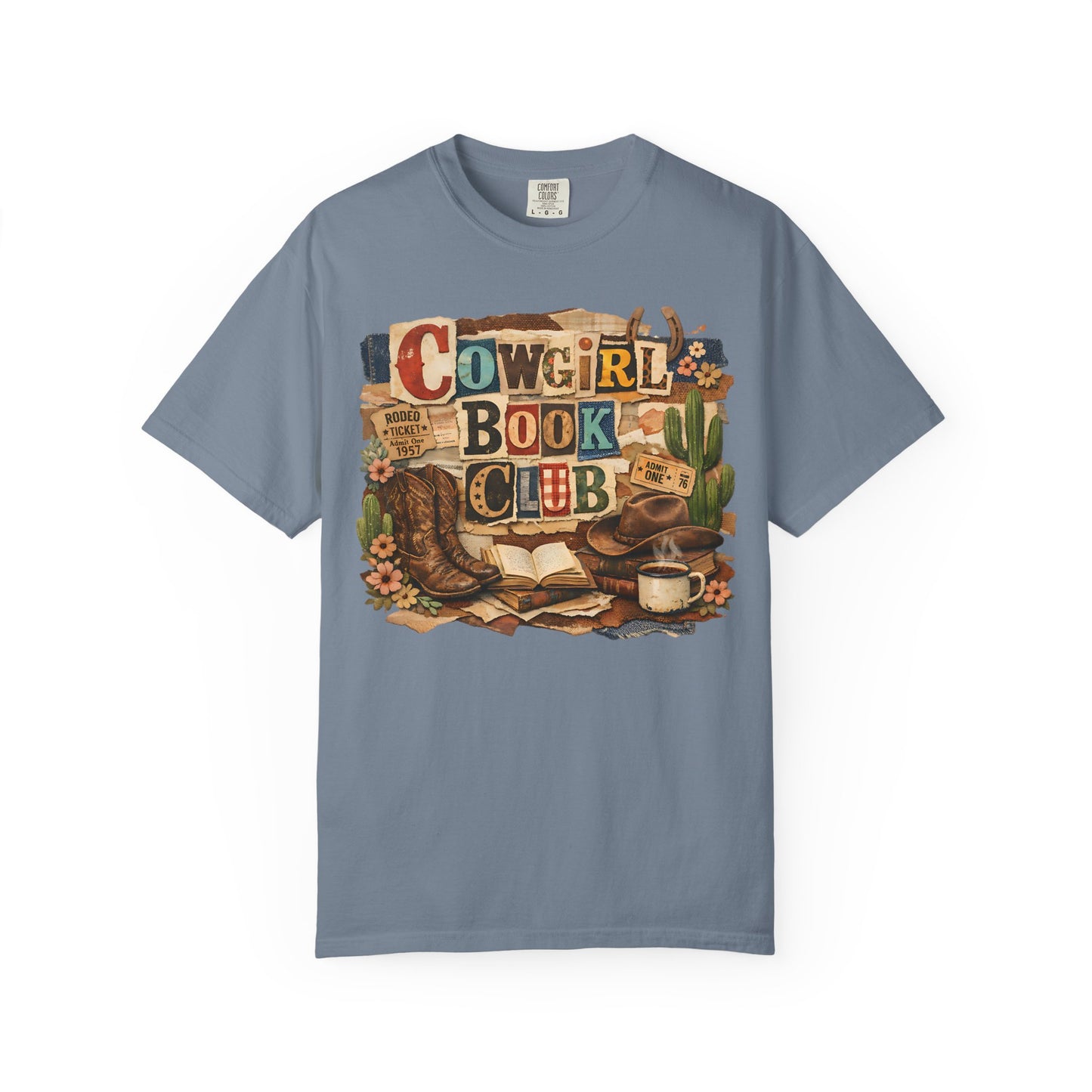 Cowgirl Book Club T-shirt | Western Bookish Cowboy Romance Reader Western Book Lover Country Bookish Tee Gift For Her Country Girl