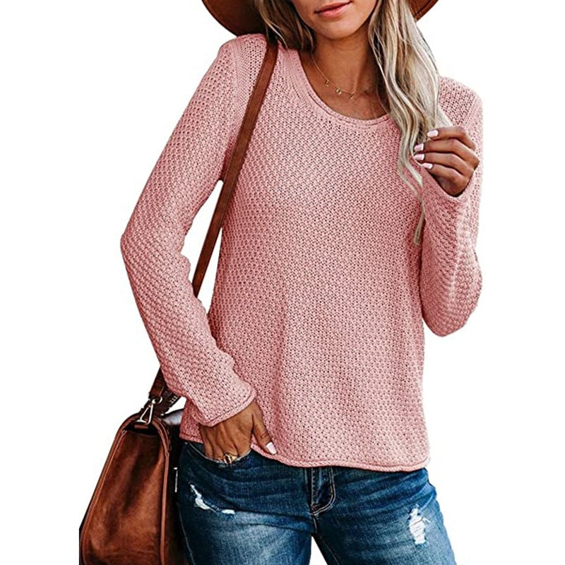 Knit Scoop Neck Sweater