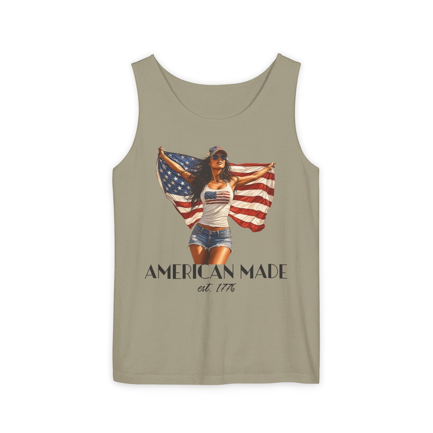 American Woman Patriotic Tank Top — 250th Anniversary 4th of July