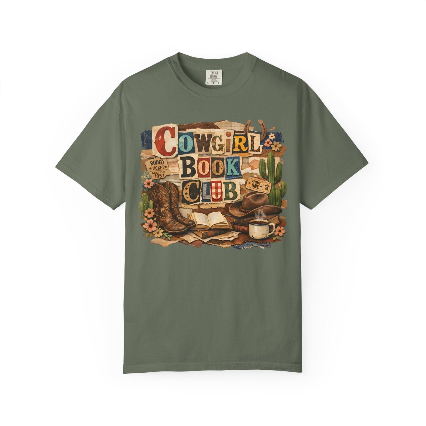 Cowgirl Book Club T-shirt | Western Bookish Cowboy Romance Reader Western Book Lover Country Bookish Tee Gift For Her Country Girl