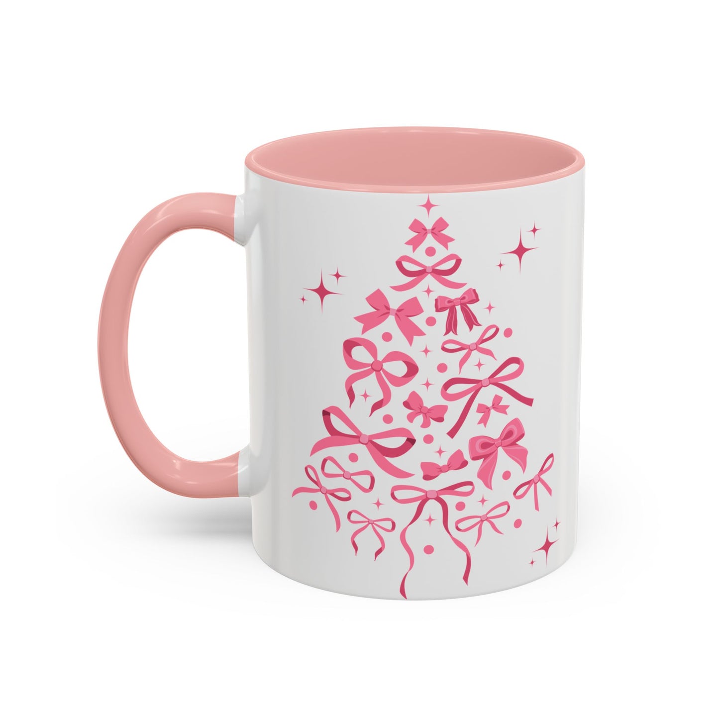 Whimsical Ribbon Christmas Tree Mug