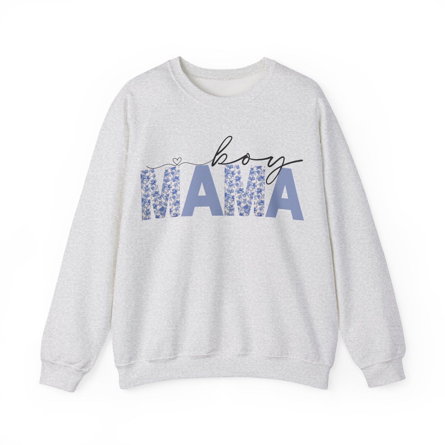 Floral Boy Mama Crewneck Sweatshirt