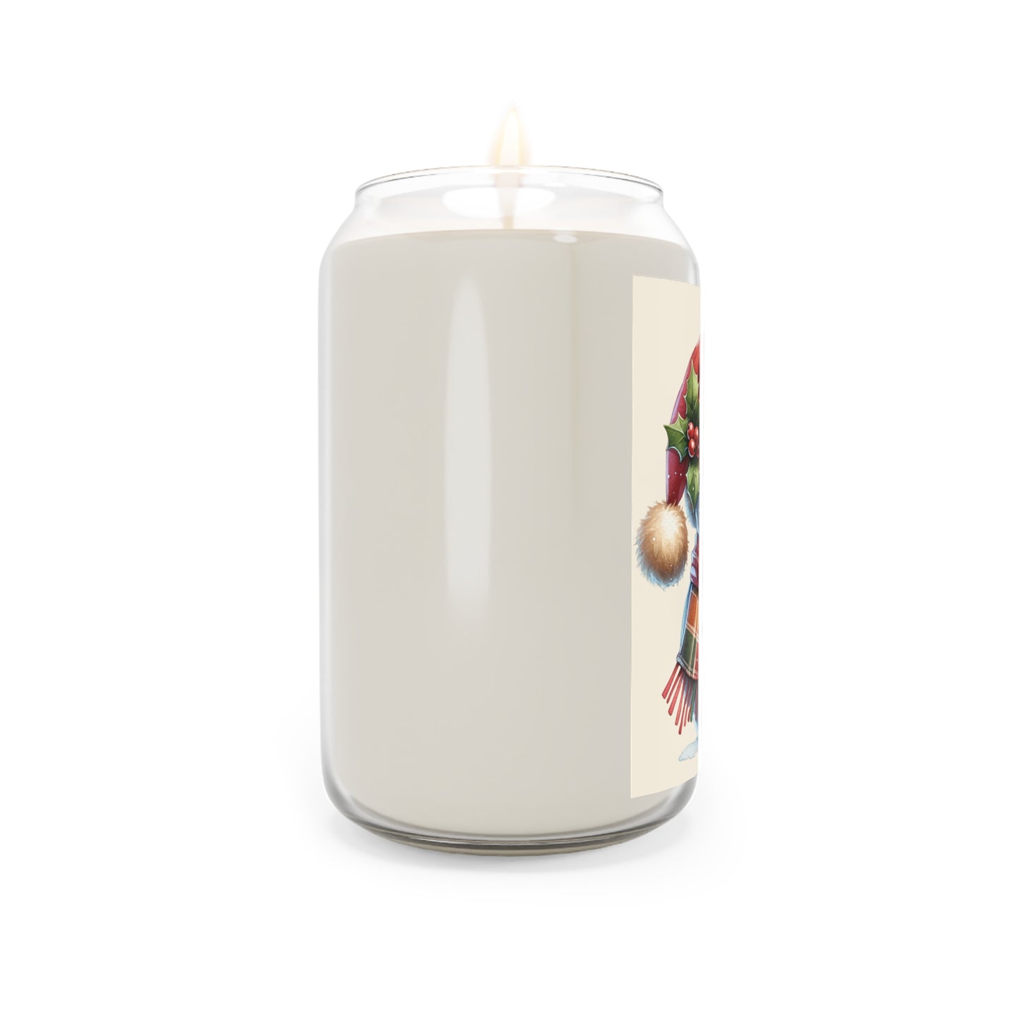 Snowman With Iced Coffee Holiday Scented Soy Candle