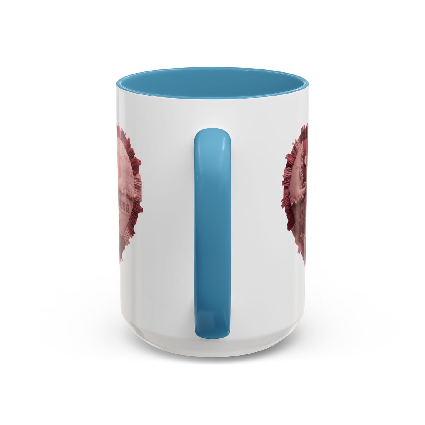 Pink Patchwork Heart Grandma Mug | Cozy Quilted Design | Holiday Gift for Grandma